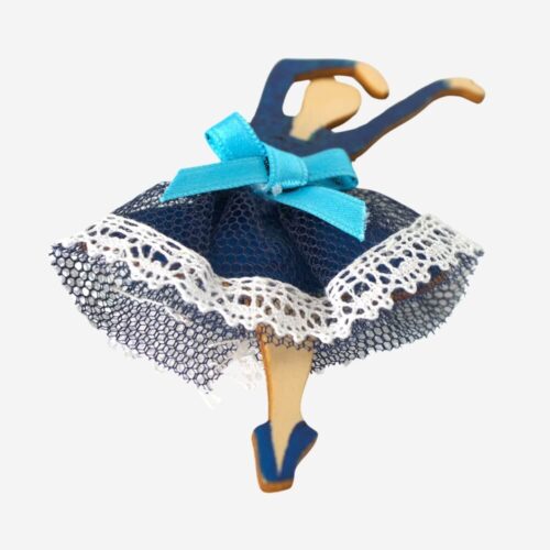 Broche Bailarina, broche con Encaje de Camariñas | Ondas do Mar